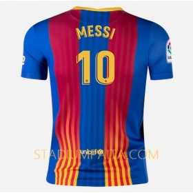 Virallinen pelipaita FC Barcelona Lionel Messi 10 El Clasico 2021 Lyhythihainen - Miesten